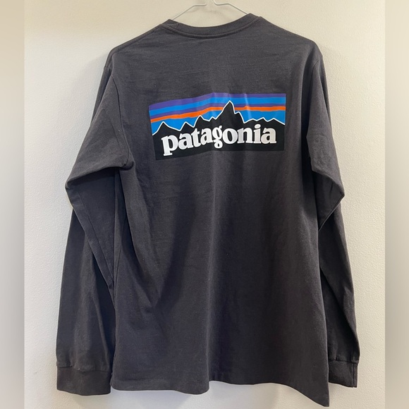 04. Patagonia Long Sleeve Logo Shirt - Picture 3 of 10
